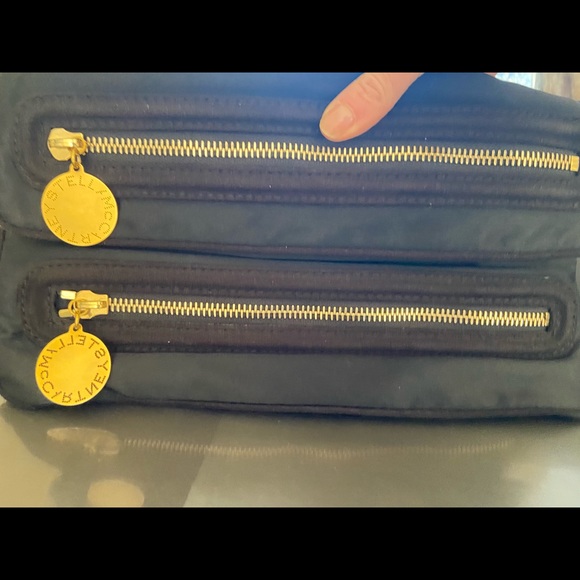 Stella McCartney Black Satin 🖤RARE🖤clutch - Picture 3 of 9
